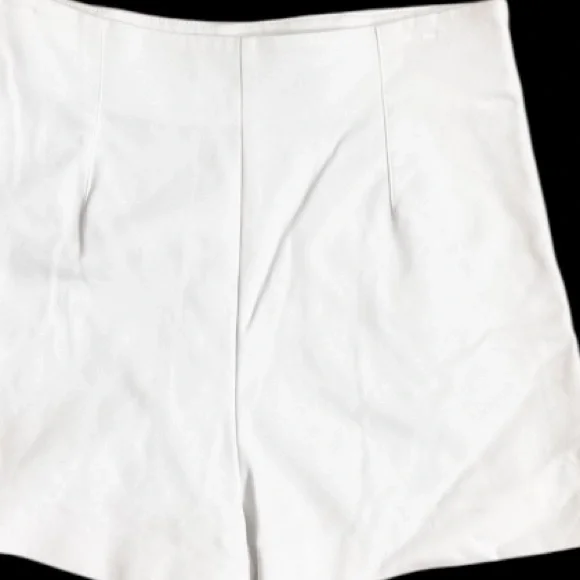 ZARA White High waist 2.5 inch dress shorts size medium 28 - Picture 9 of 11